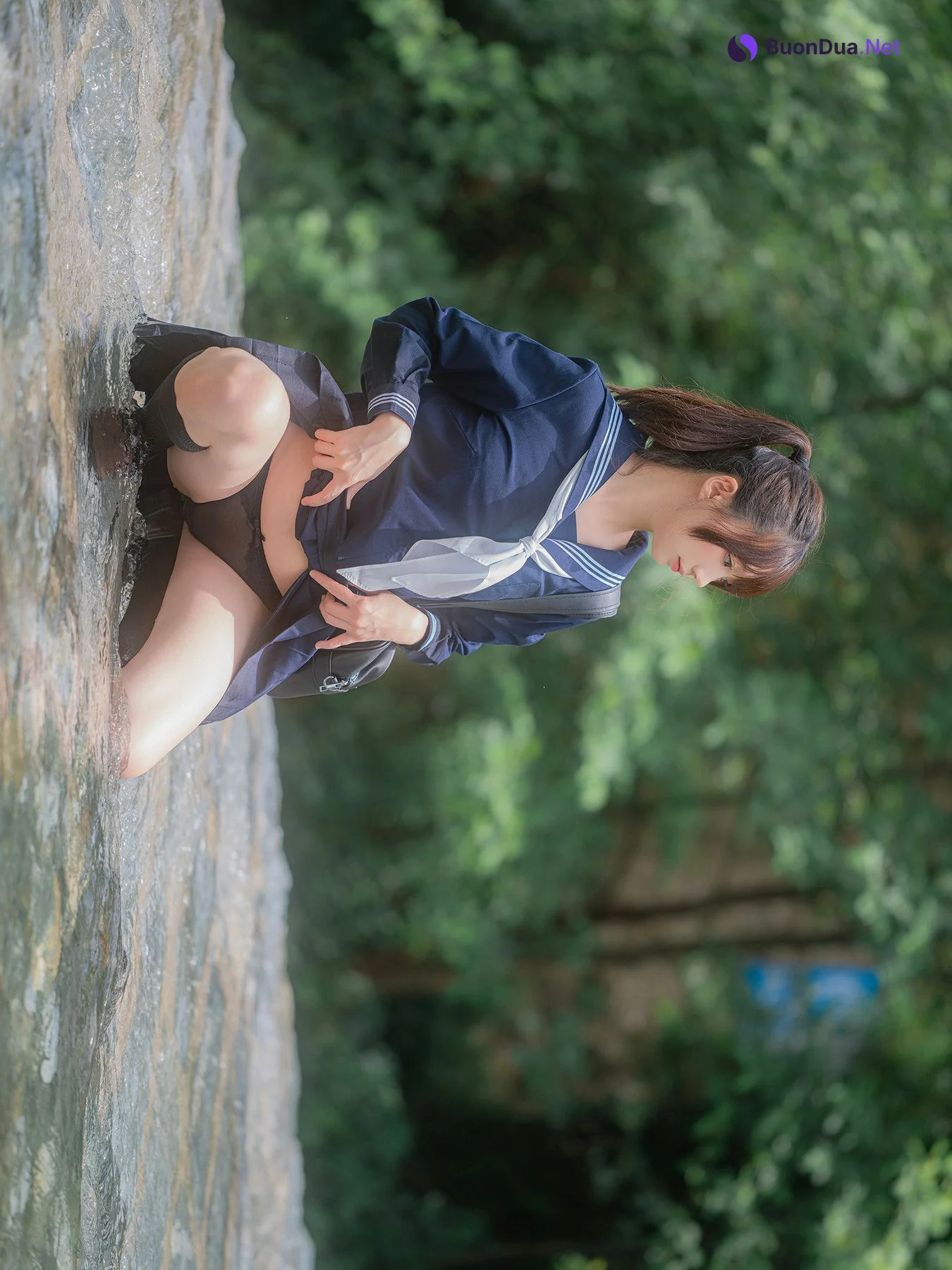 Cosplay Nagisa魔物喵 – 川で水遊び Set.03 - Photo 5