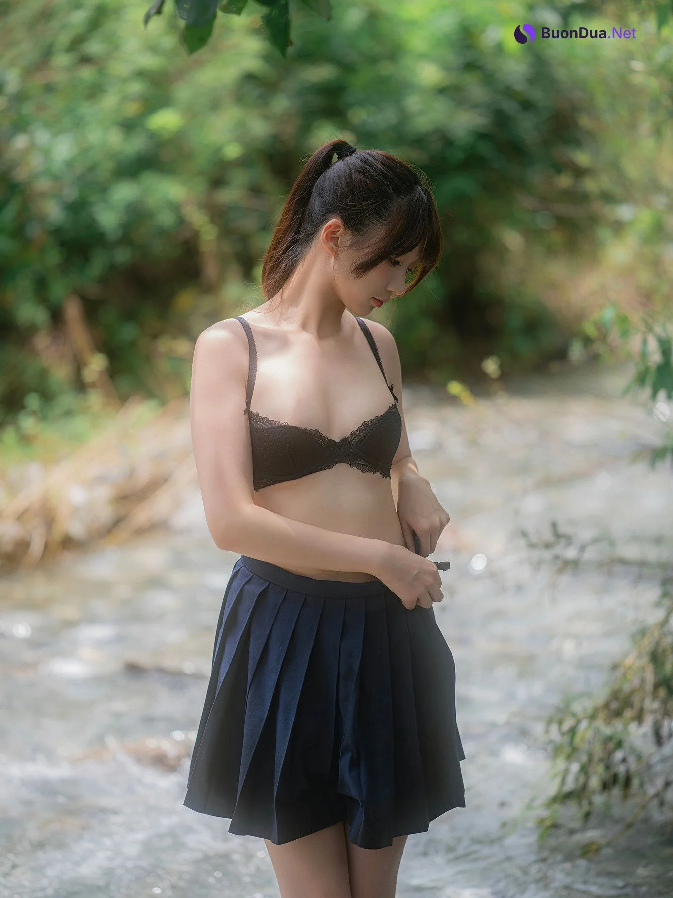 Cosplay Nagisa魔物喵 – 川で水遊び Set.03 - Photo 9