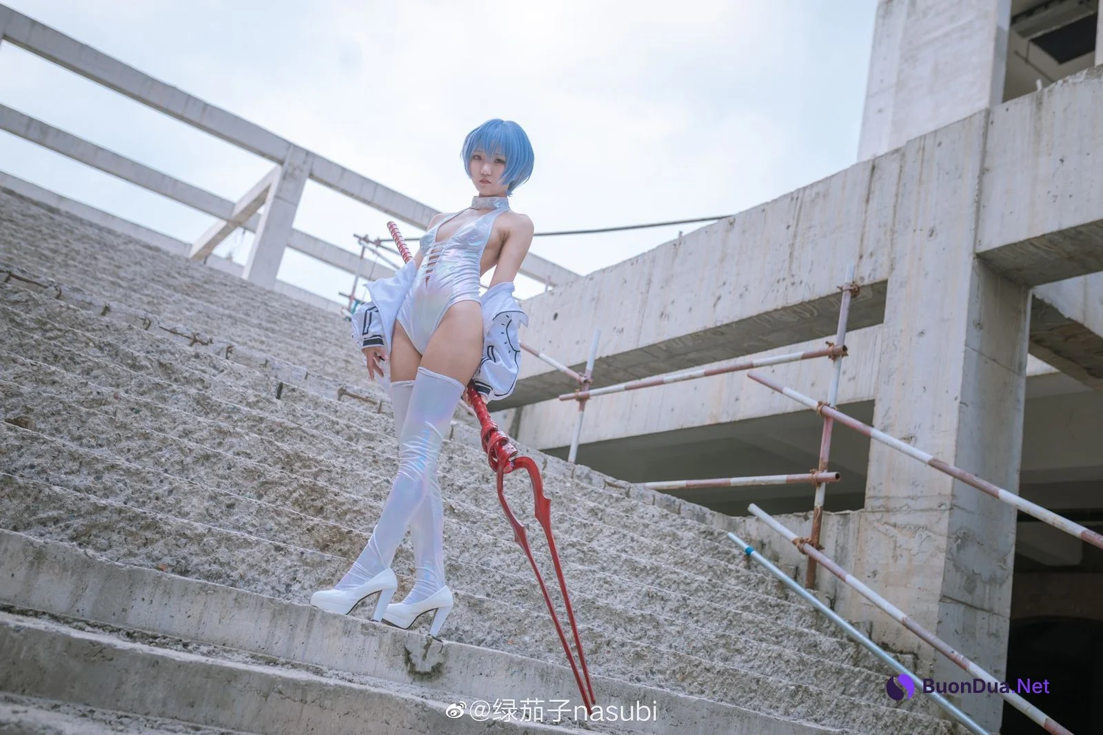 Cosplay 绿茄子nasubi EVA超话ASS绫波丽 - Photo 10