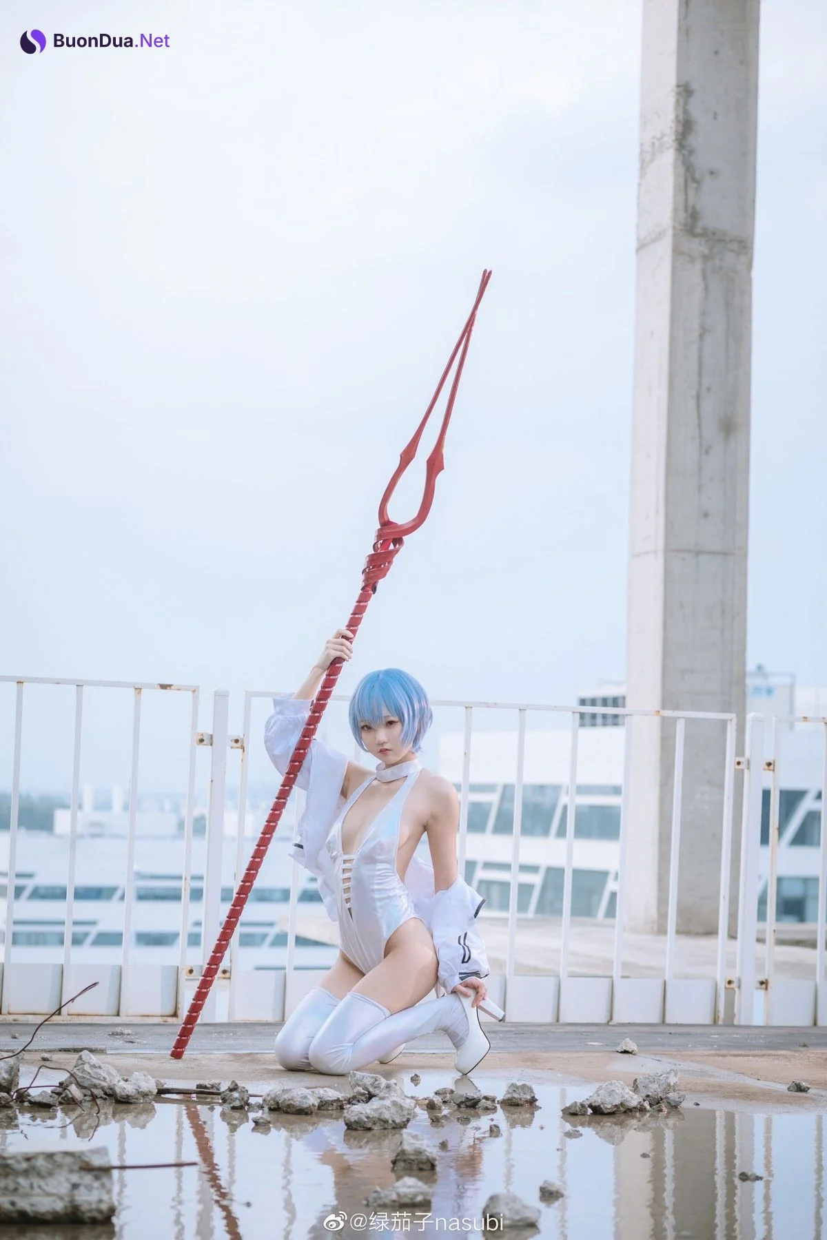 Cosplay 绿茄子nasubi EVA超话ASS绫波丽 - Photo 2