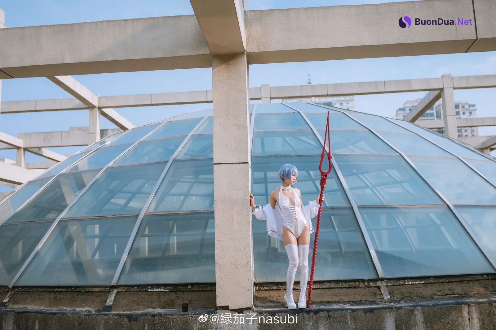 Cosplay 绿茄子nasubi EVA超话ASS绫波丽 - Photo 3