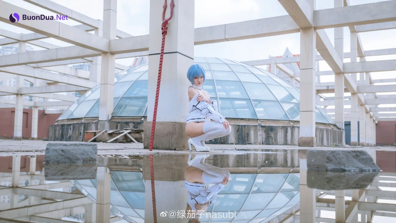 Cosplay 绿茄子nasubi EVA超话ASS绫波丽 - Photo 6