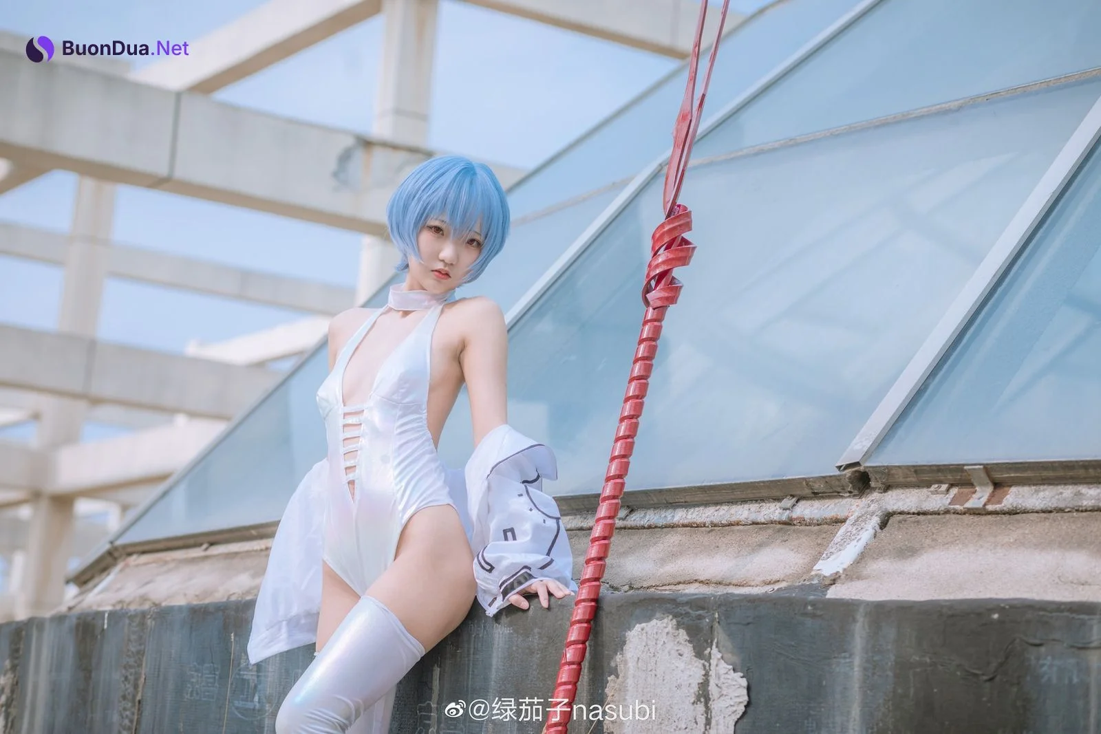 Cosplay 绿茄子nasubi EVA超话ASS绫波丽 - Photo 7