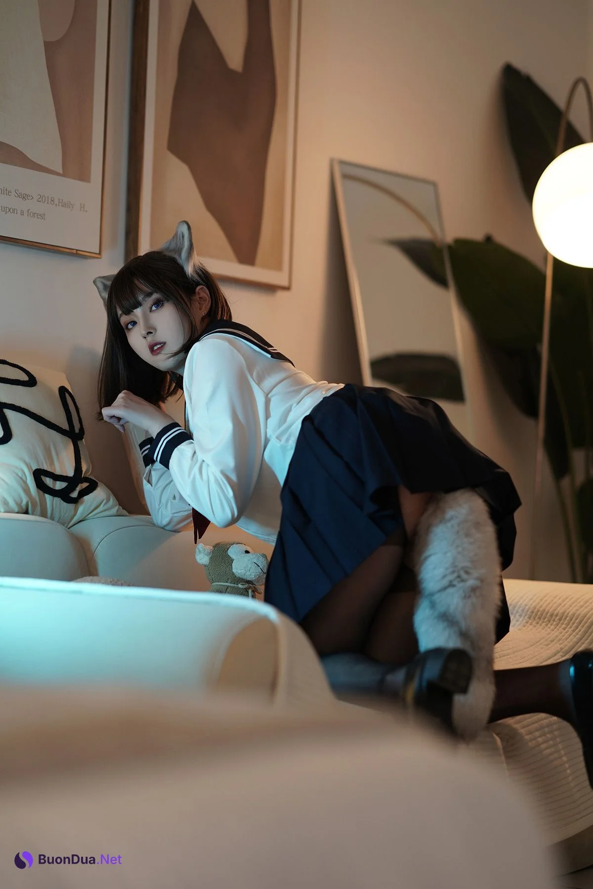 Cosplay Natsuko夏夏子 大尾巴喵 - Photo 3