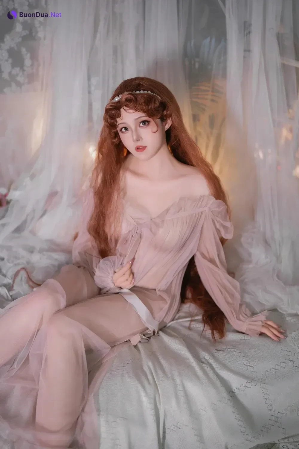 Cosplay Natsuko夏夏子 – 粉雾 - Photo 3