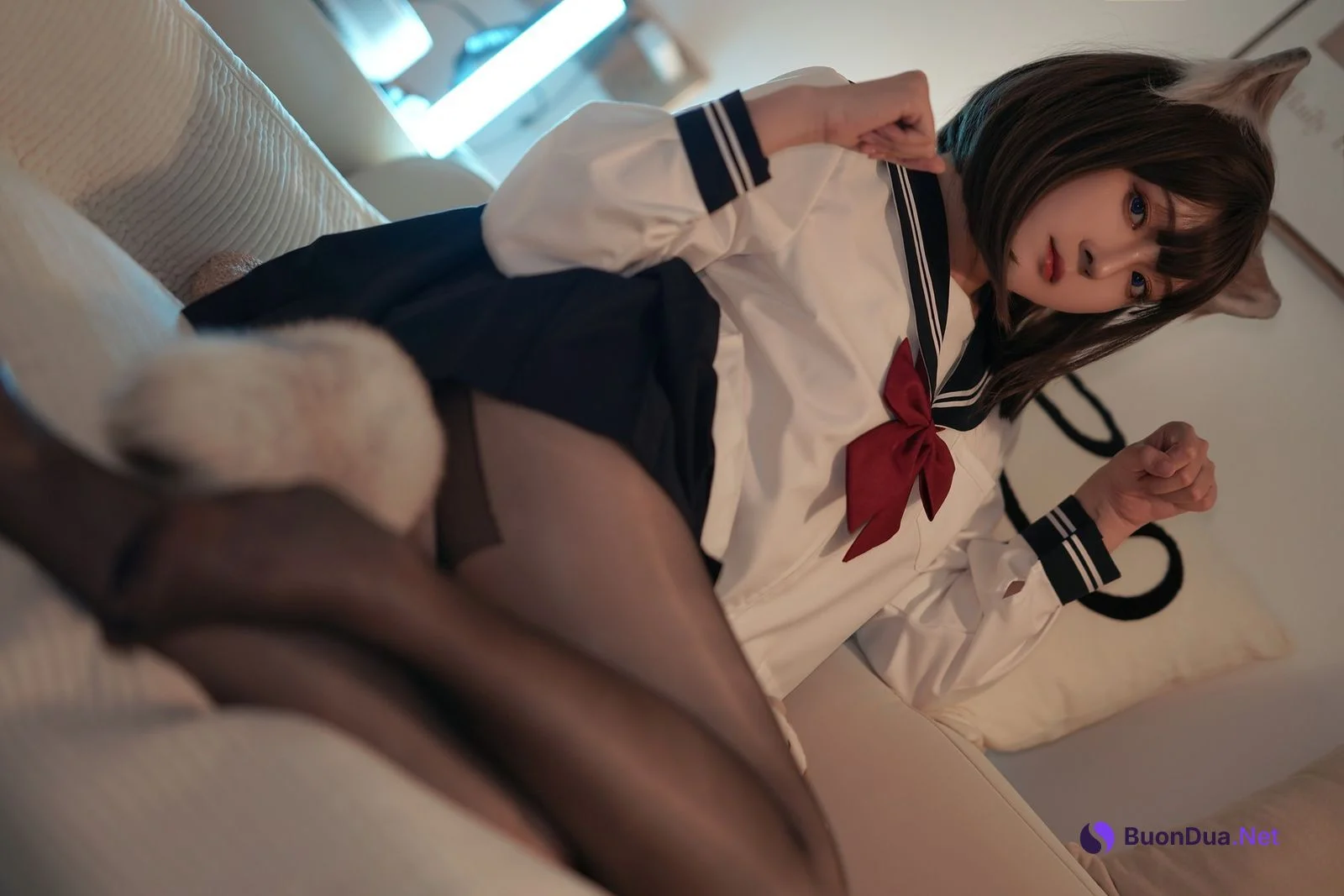 Cosplay Natsuko夏夏子 大尾巴猫 - รูปภาพ 11
