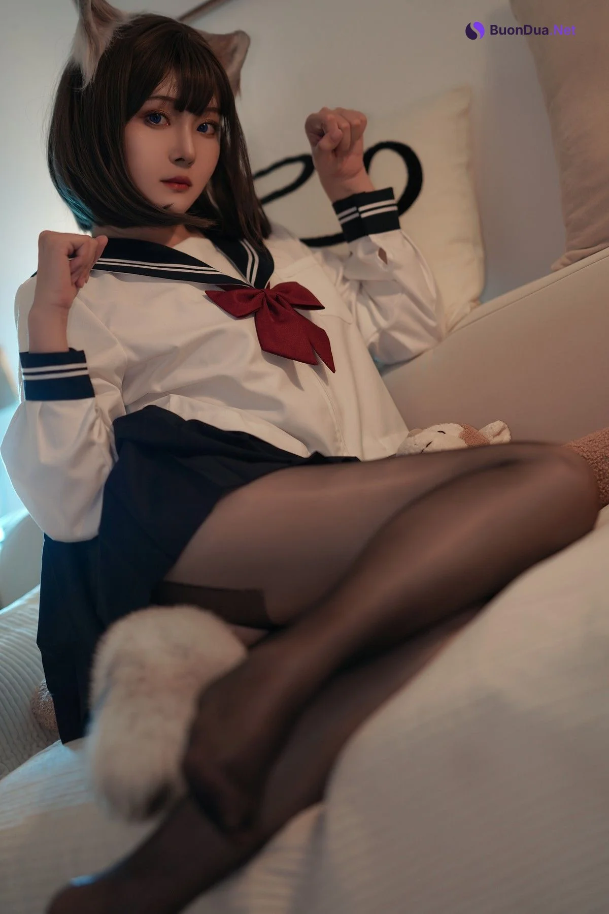 Cosplay Natsuko夏夏子 大尾巴猫 - รูปภาพ 12