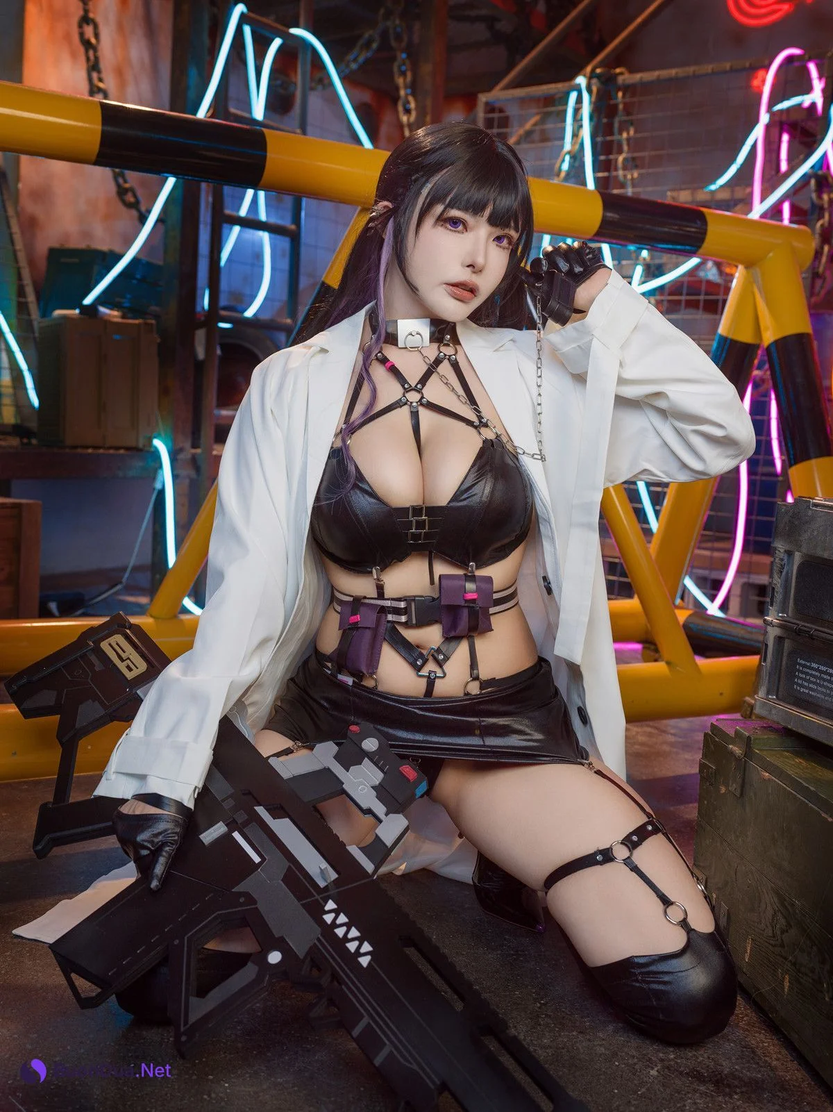 Cosplay Natsuko夏夏子 秋和柯基 米哈拉&尤妮 - รูปภาพ 4