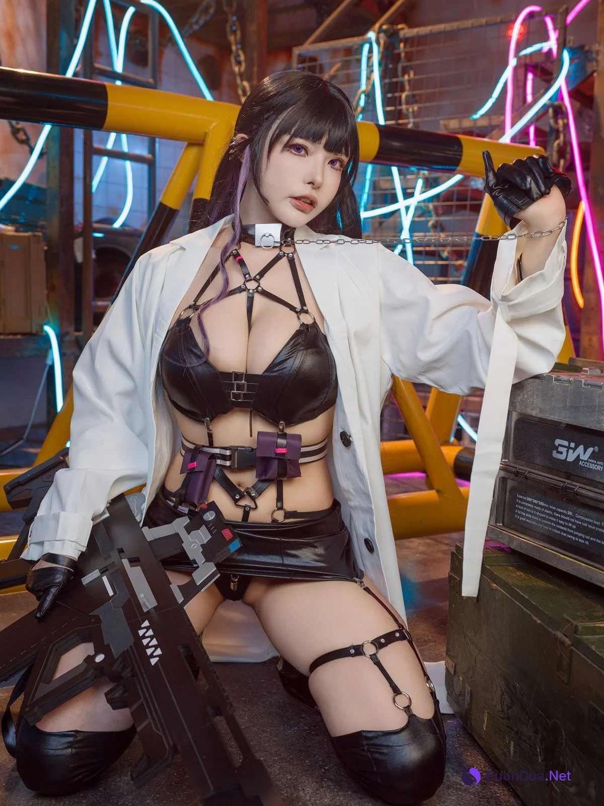 Cosplay Natsuko夏夏子 秋和柯基 米哈拉&尤妮 - รูปภาพ 5