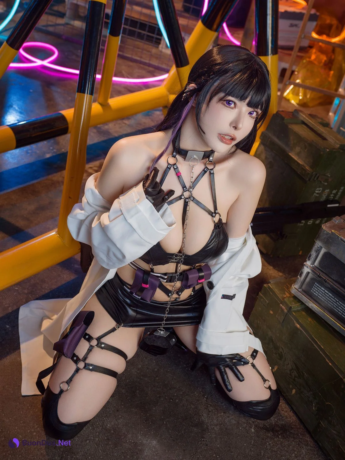 Cosplay Natsuko夏夏子 秋和柯基 米哈拉&尤妮 - รูปภาพ 6