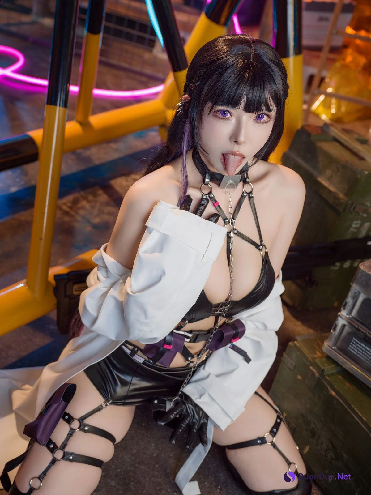 Cosplay Natsuko夏夏子 秋和柯基 米哈拉&尤妮 - รูปภาพ 7