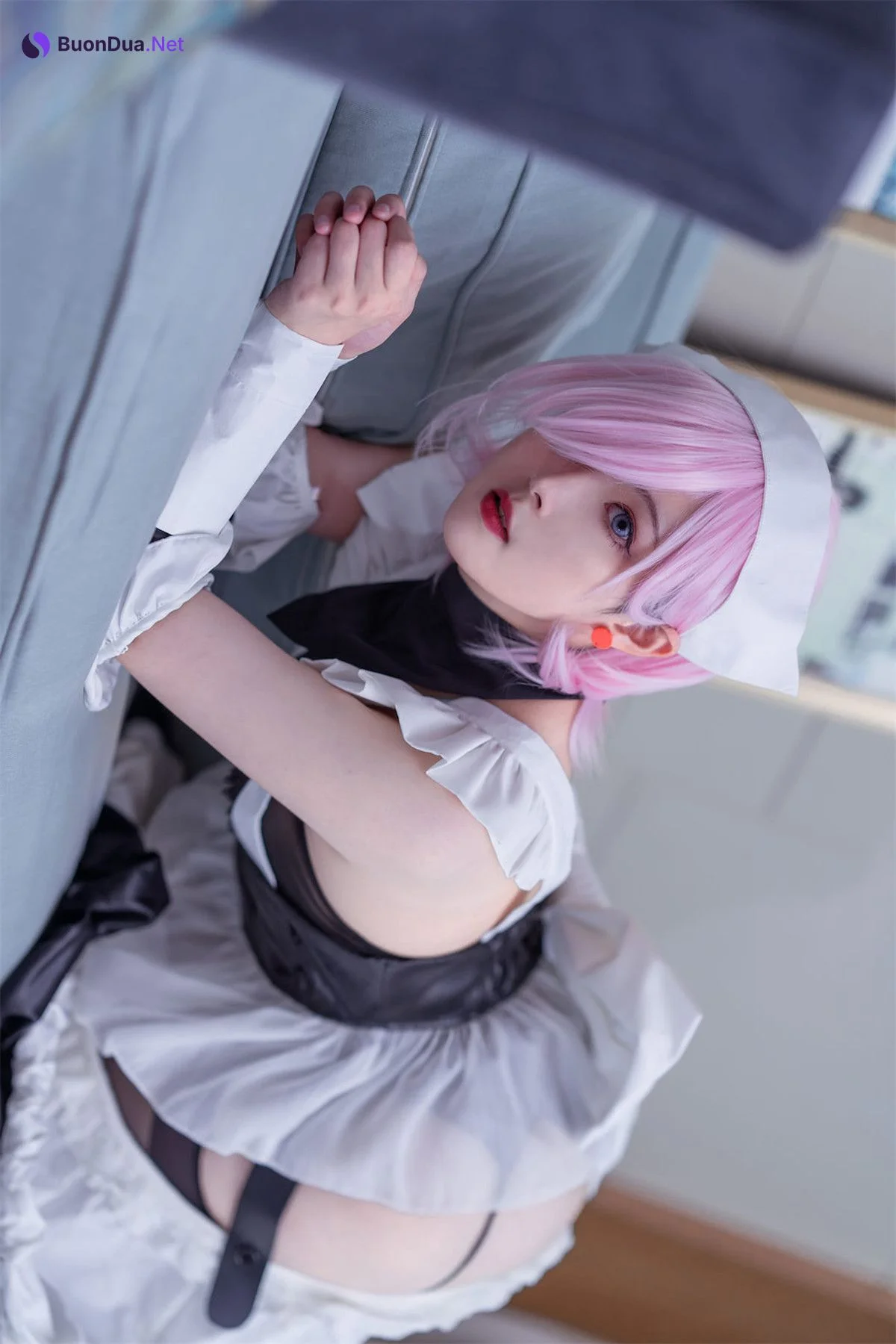 Cosplay Natsuko夏夏子 宫本武藏女仆 - Photo 13
