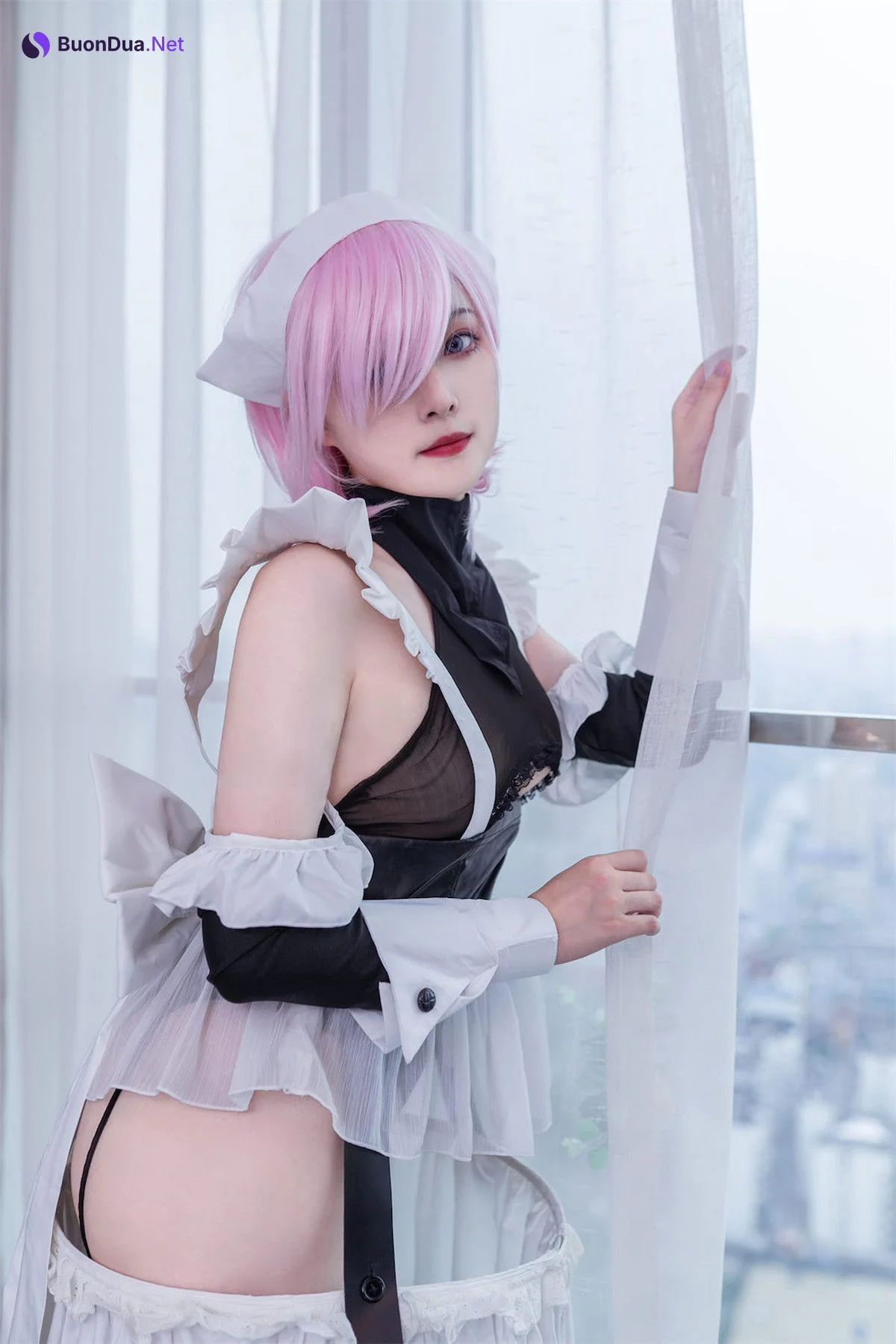 Cosplay Natsuko夏夏子 宫本武藏女仆 - Photo 20