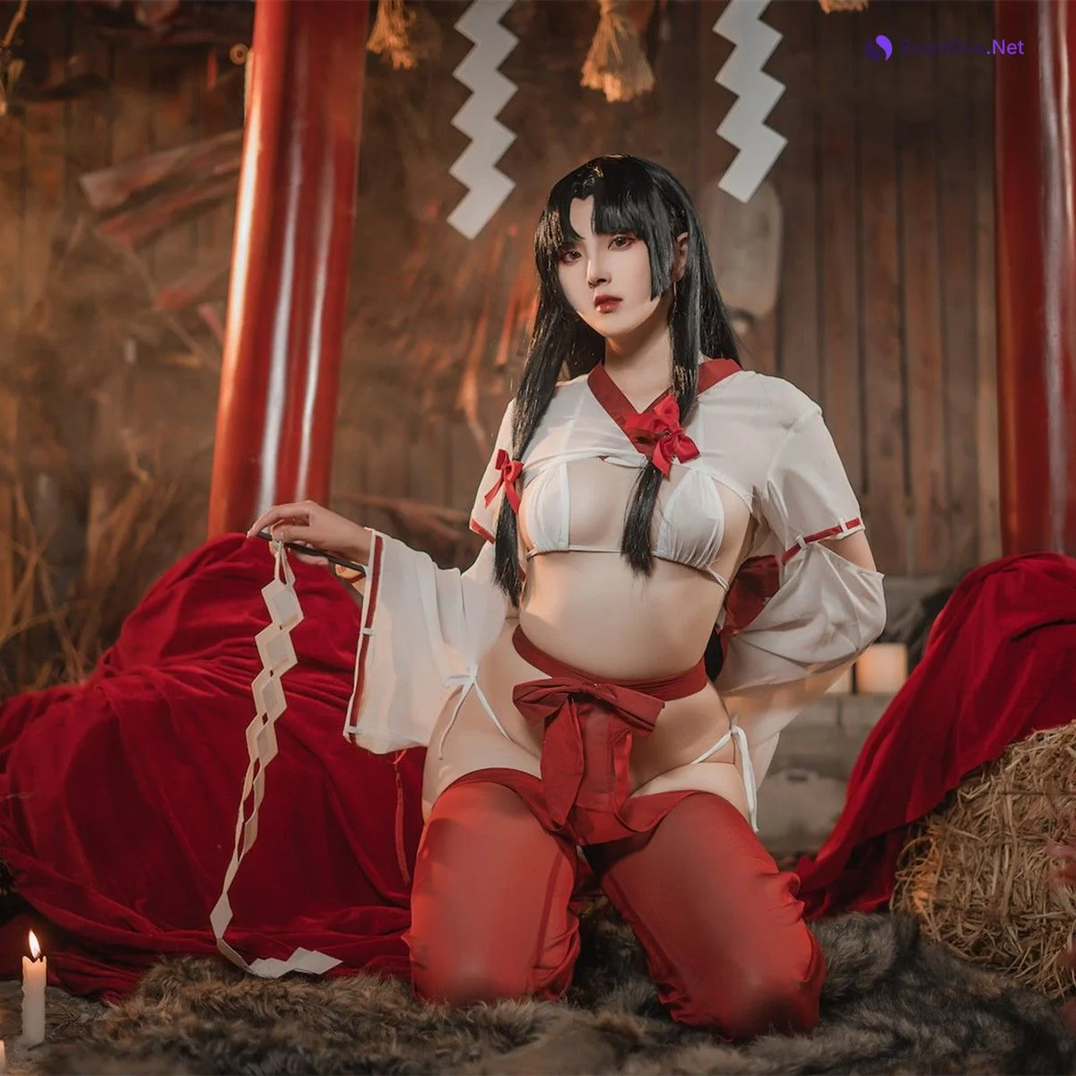 Cosplay Natsuko夏夏子 祈愿巫女 - Photo 6