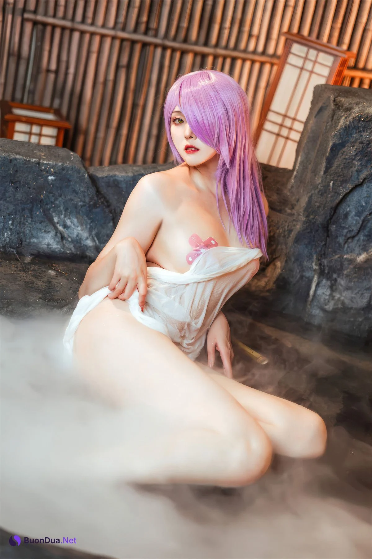 Cosplay Natsuko夏夏子 碧蓝航线 的里雅斯特温泉夜 - Photo 17