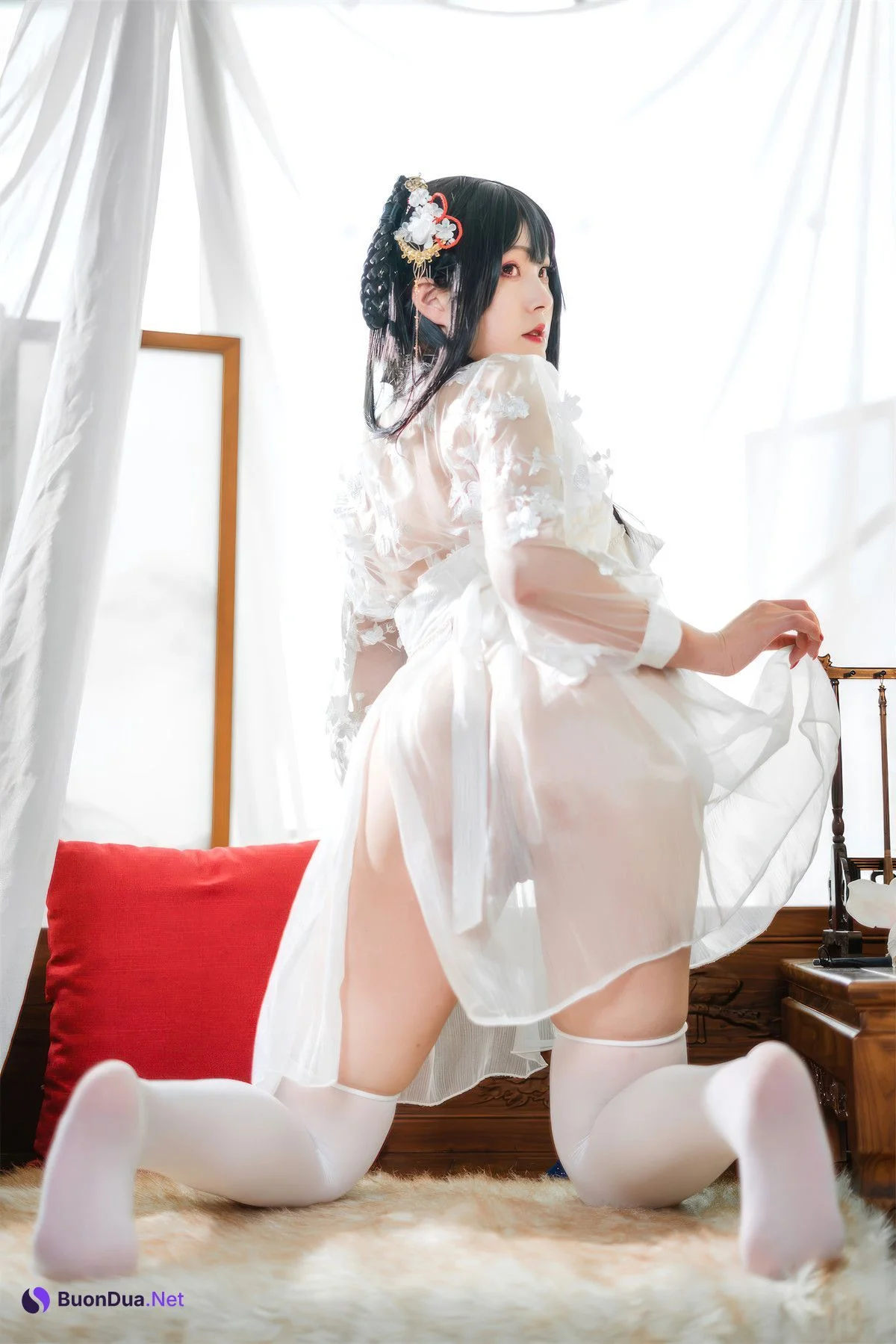 Cosplay Natsuko夏夏子 逸仙 膏发凝脂 - Photo 3