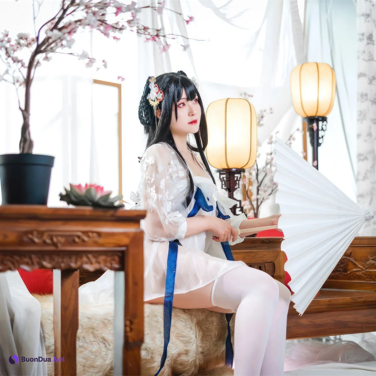 Cosplay Natsuko夏夏子 逸仙 膏发凝脂 - Photo 6
