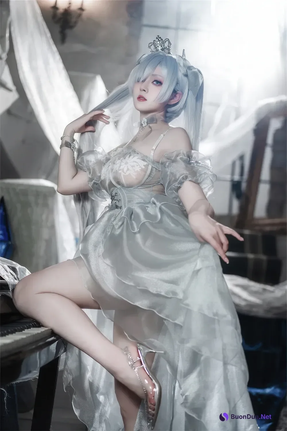 Cosplay Natsuko夏夏子 – 灰姑娘水晶公主Cinderella - Photo 13