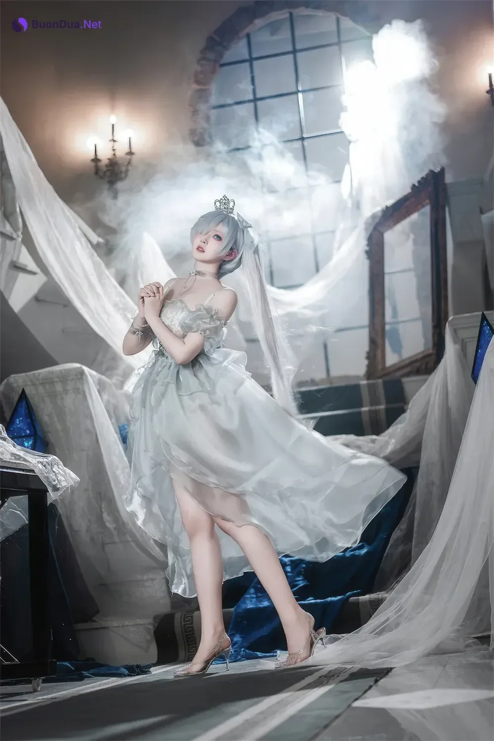 Cosplay Natsuko夏夏子 – 灰姑娘水晶公主Cinderella - Photo 3