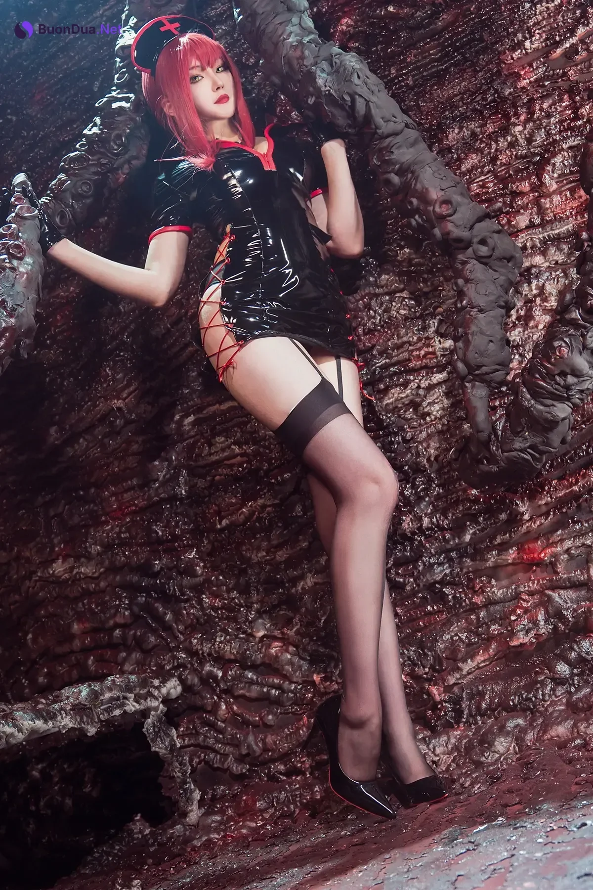 Cosplay Natsuko夏夏子 – 玛奇玛护士 - Photo 16