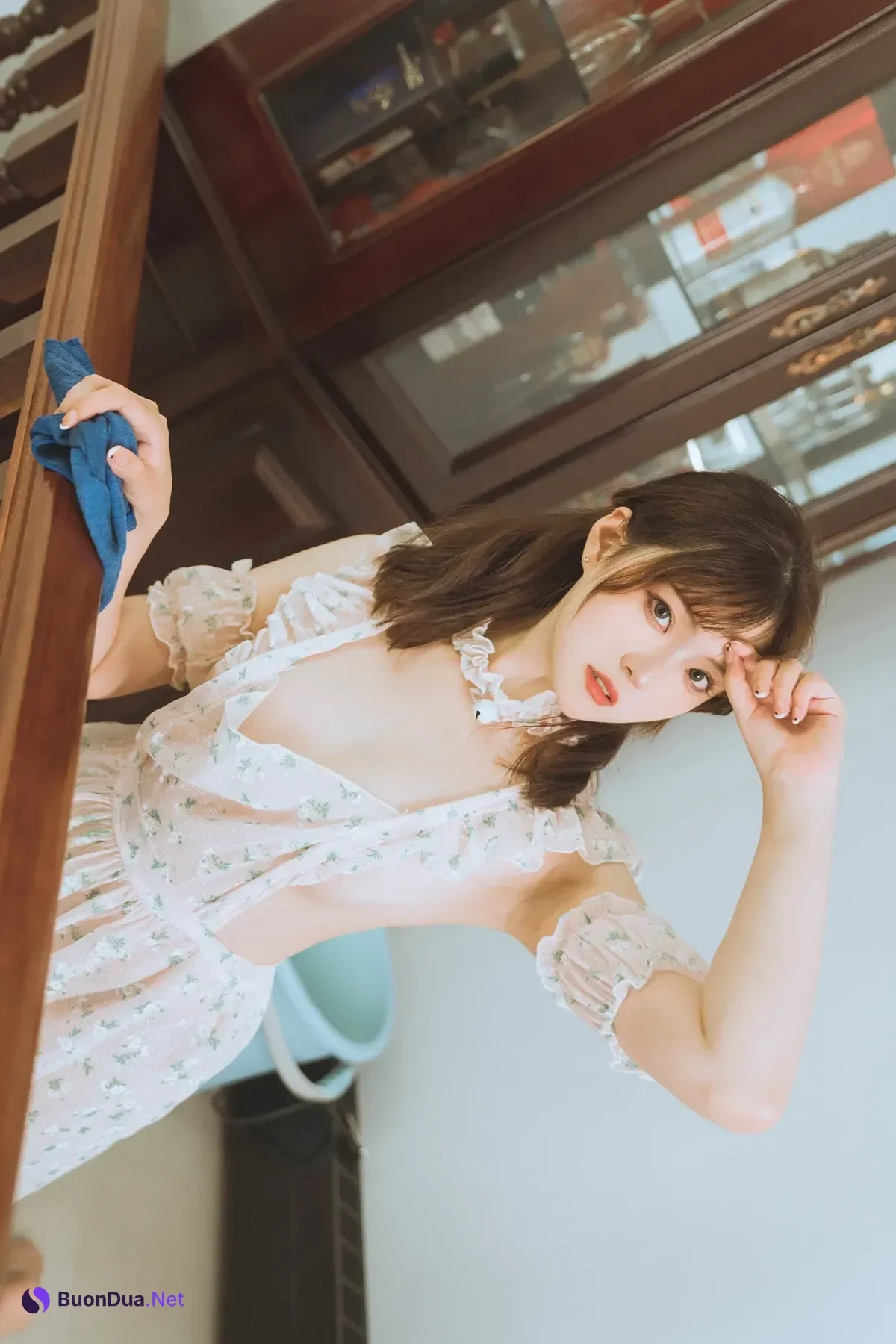 Cosplay Natsuko夏夏子 – 碎花围裙 - Photo 13