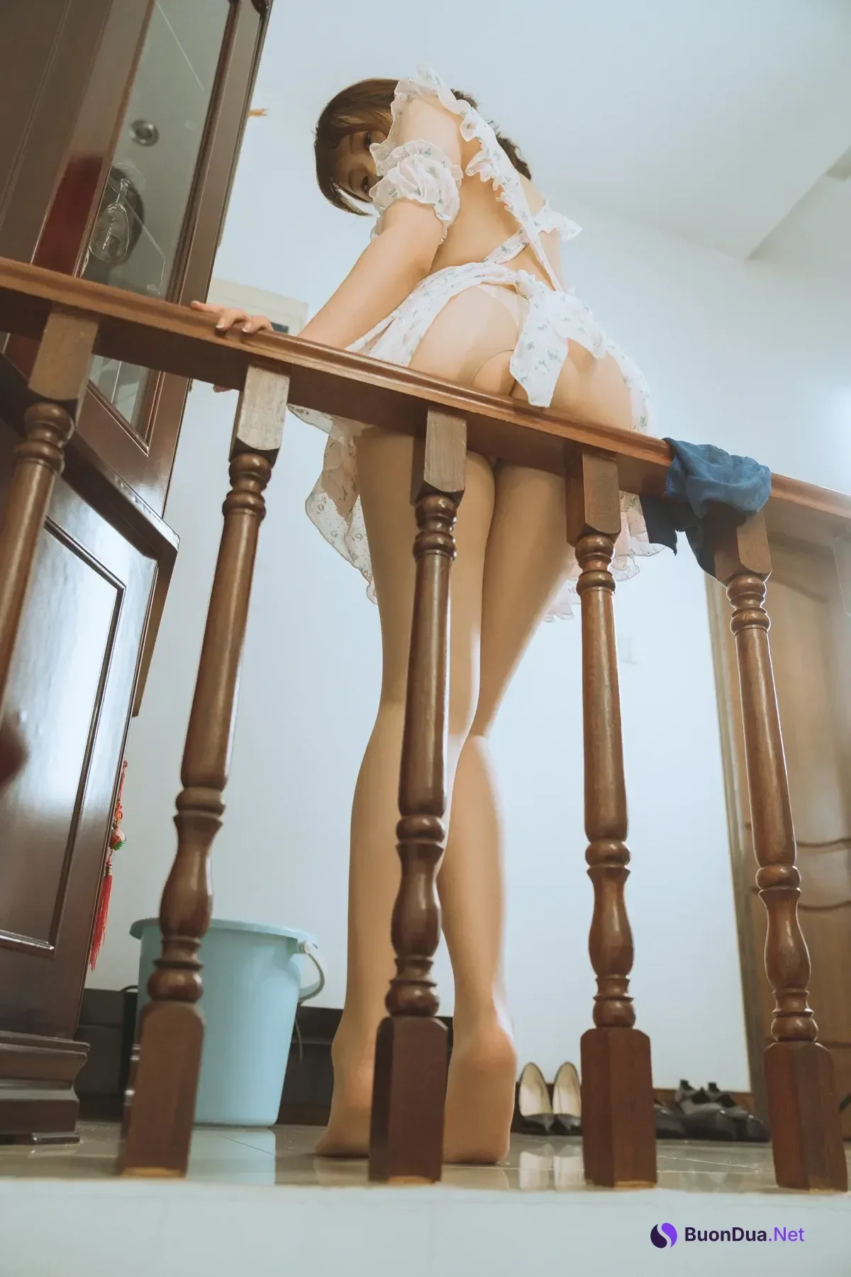 Cosplay Natsuko夏夏子 – 碎花围裙 - Photo 17