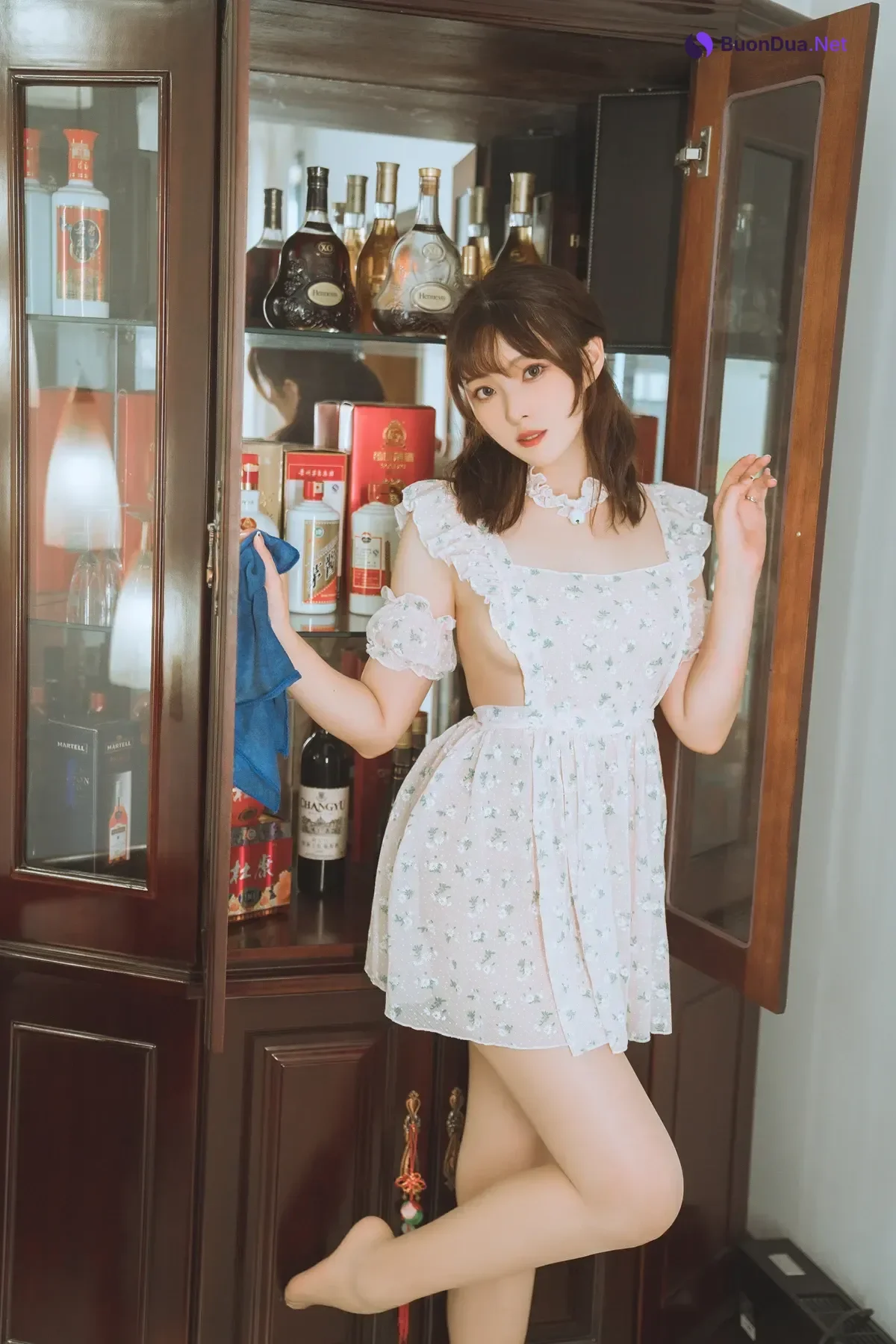 Cosplay Natsuko夏夏子 – 碎花围裙 - Photo 3
