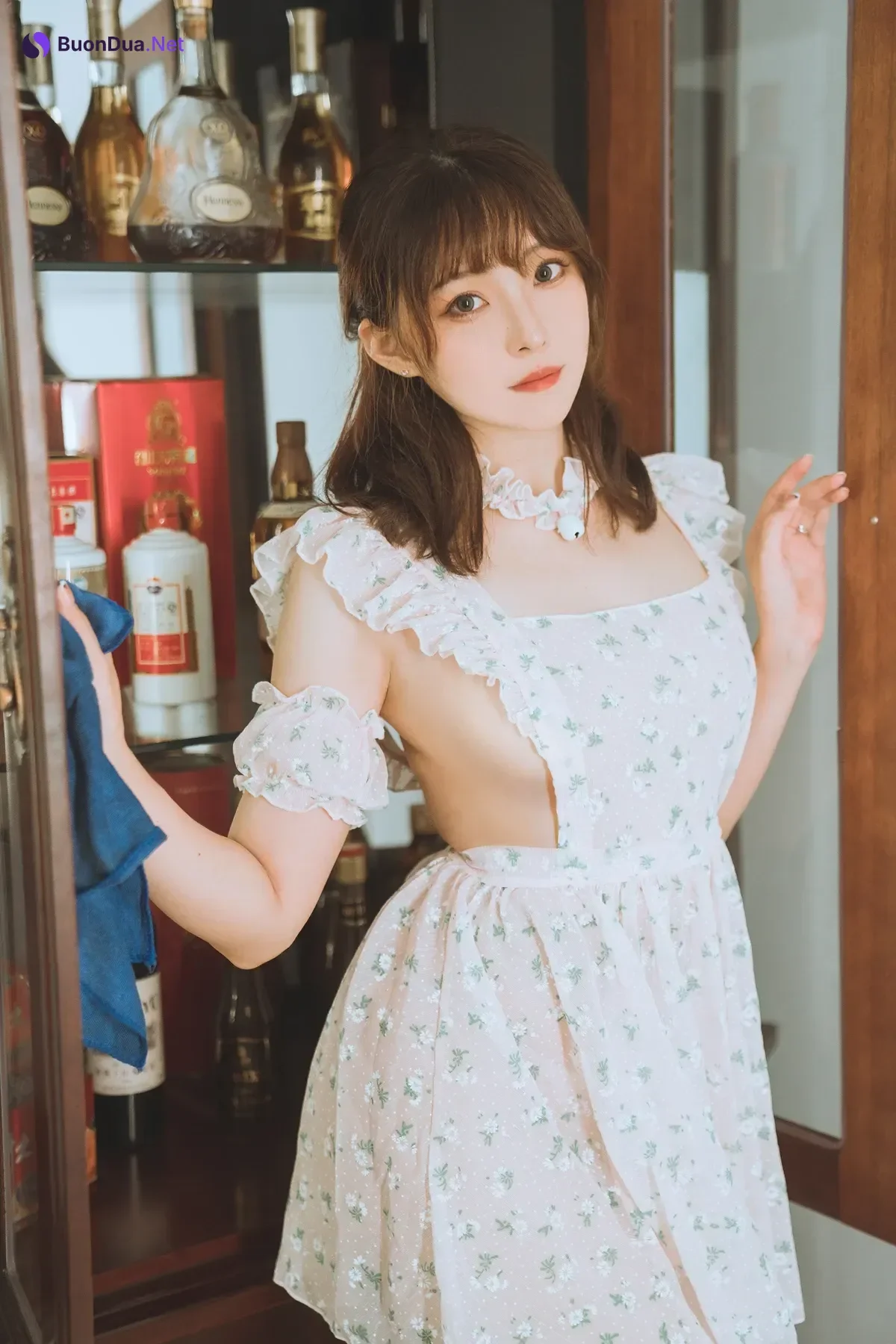 Cosplay Natsuko夏夏子 – 碎花围裙 - Photo 5