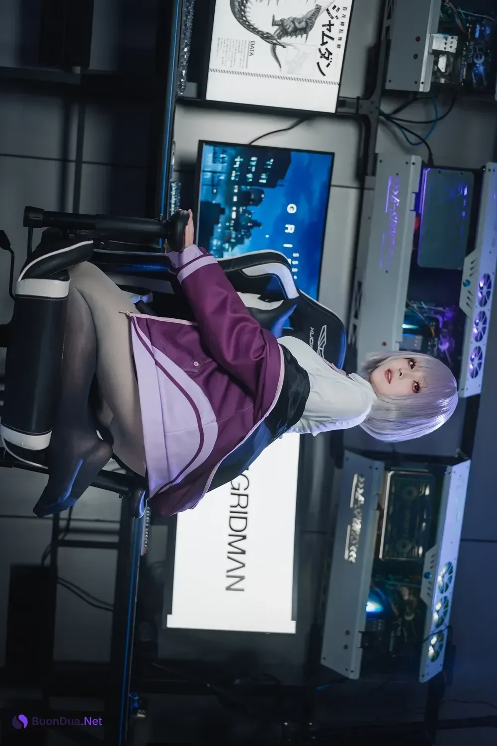 Cosplay Natsuko夏夏子 – GRIDMAN 新条茜 - Photo 2
