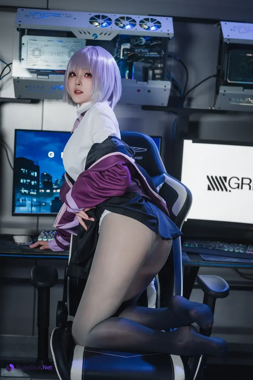 Cosplay Natsuko夏夏子 – GRIDMAN 新条茜 - Photo 3