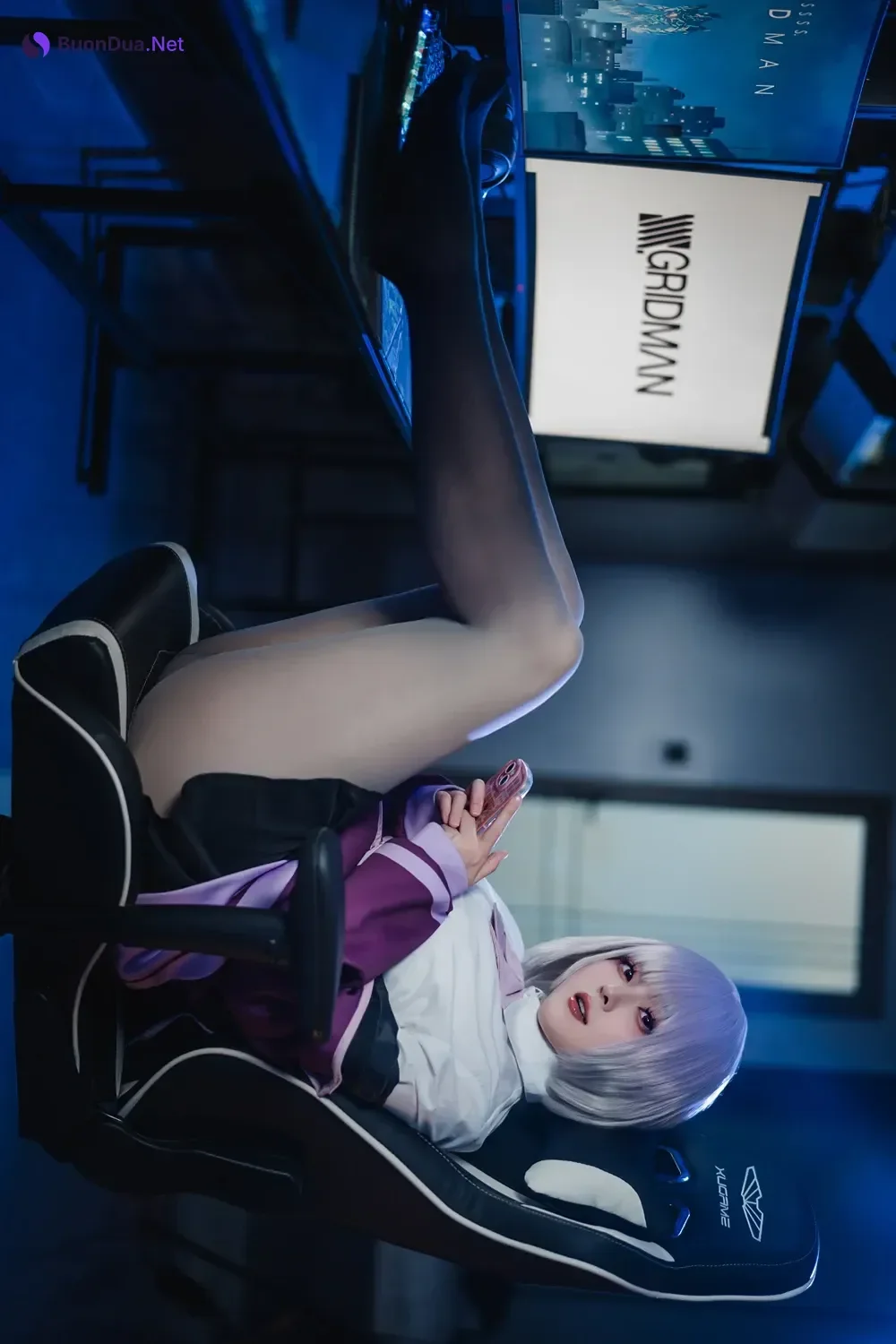 Cosplay Natsuko夏夏子 – GRIDMAN 新条茜 - Photo 8