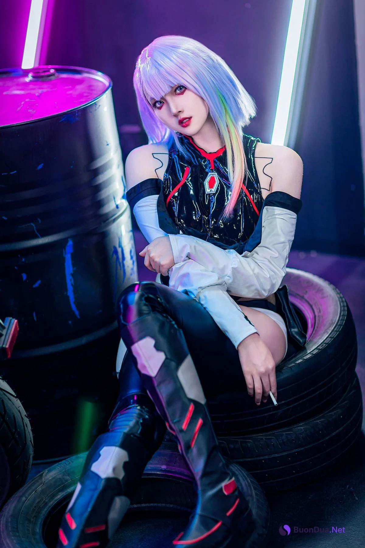 Cosplay Natsuko夏夏子 赛博朋克边缘行者Lucy - Photo 15