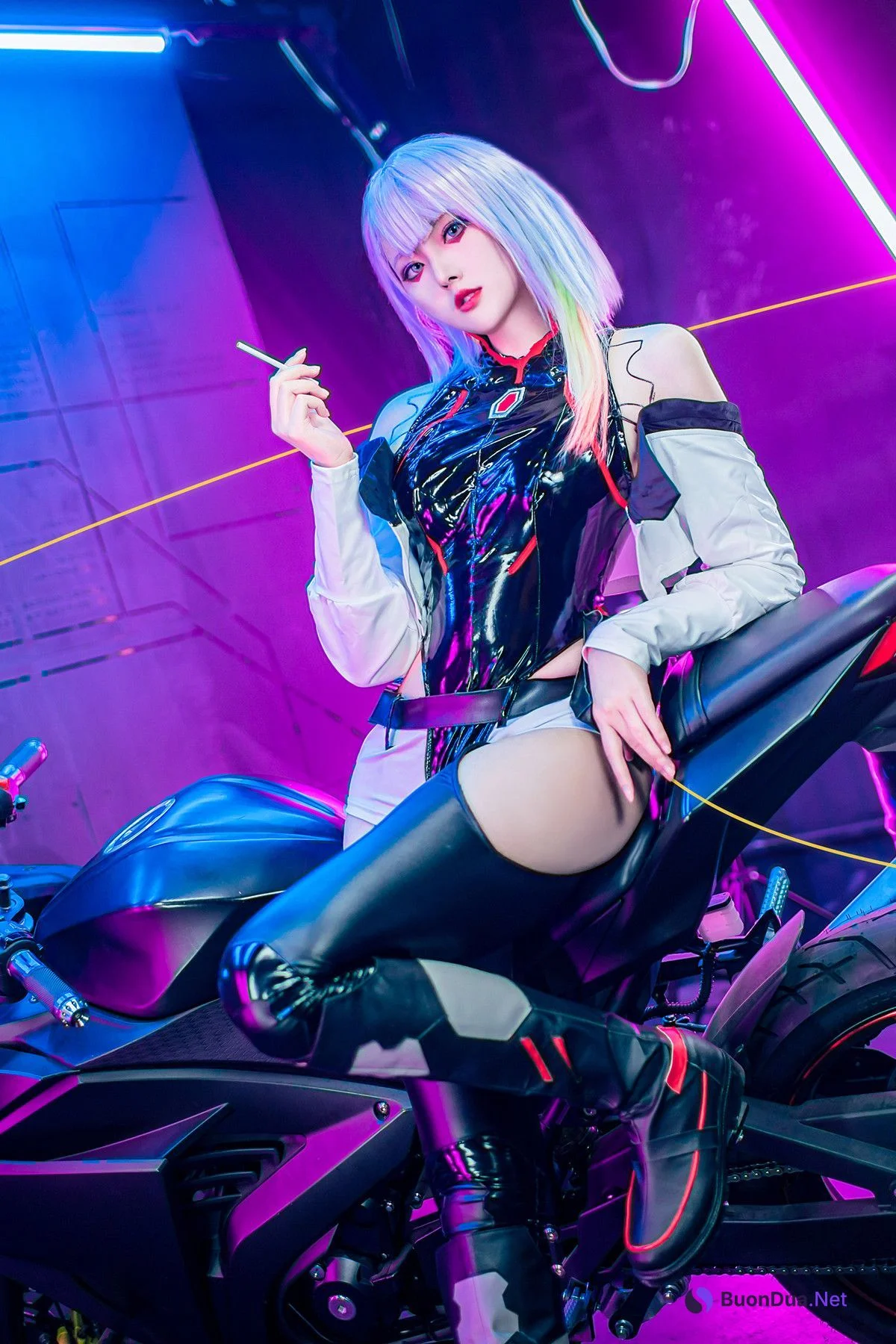 Cosplay Natsuko夏夏子 赛博朋克边缘行者Lucy - Photo 3
