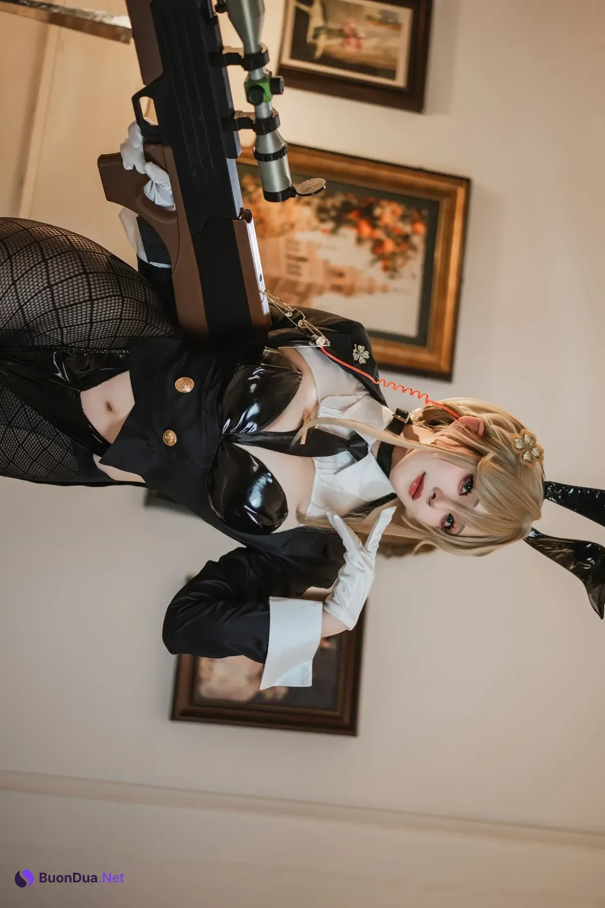 Cosplay Natsuko夏夏子 – NIKKE 爱德 特工兔女郎 - Photo 14