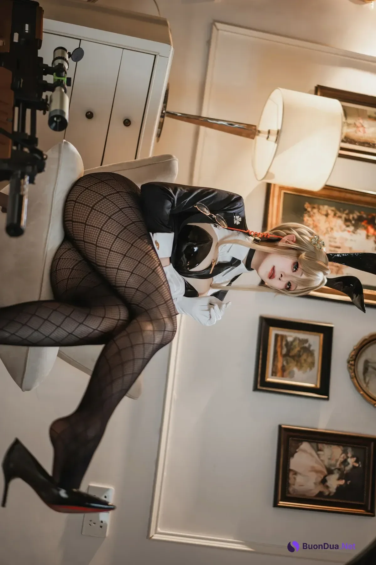 Cosplay Natsuko夏夏子 – NIKKE 爱德 特工兔女郎 - Photo 17