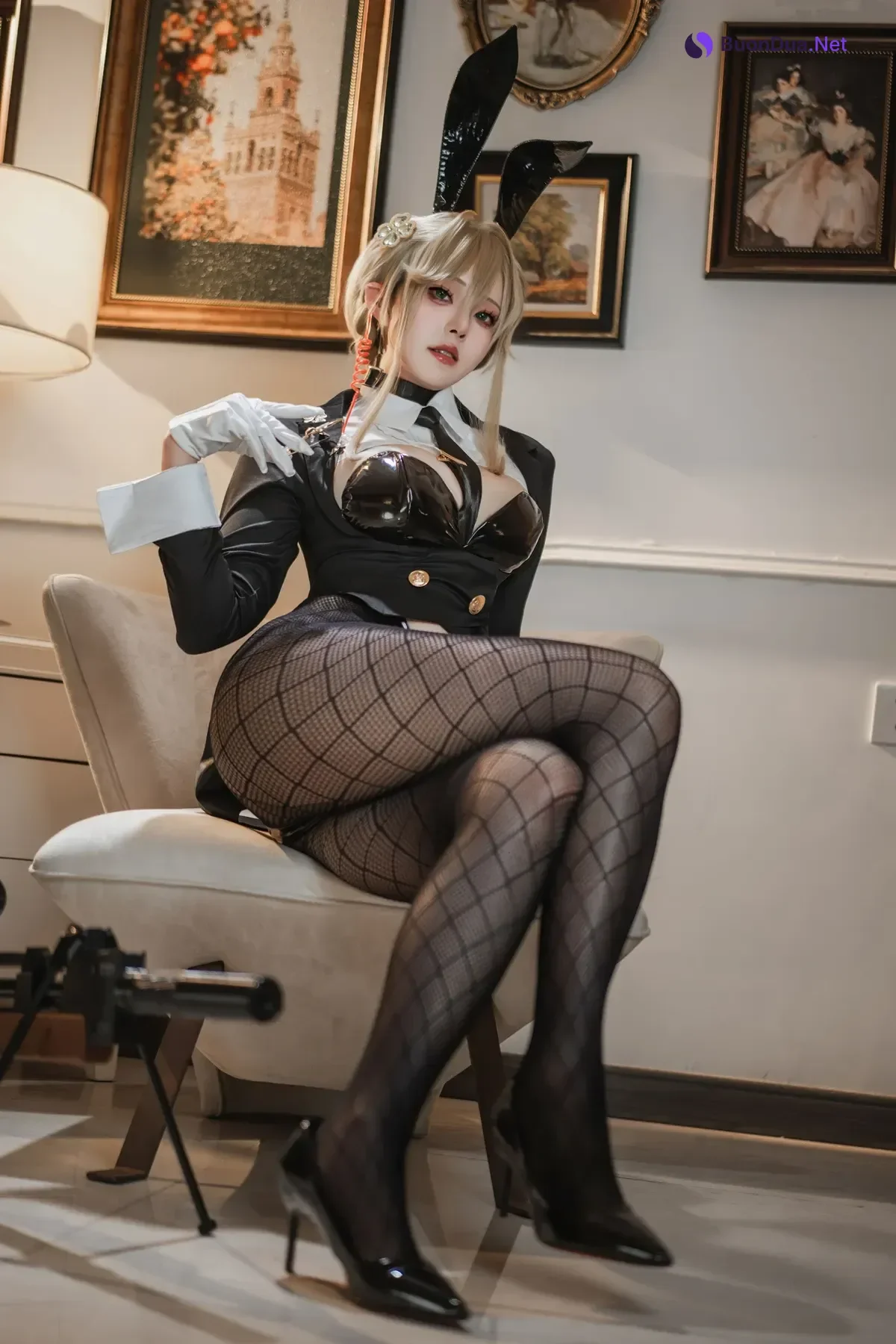 Cosplay Natsuko夏夏子 – NIKKE 爱德 特工兔女郎 - Photo 18