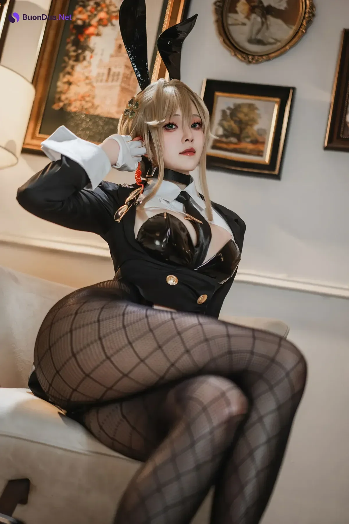 Cosplay Natsuko夏夏子 – NIKKE 爱德 特工兔女郎 - Photo 19