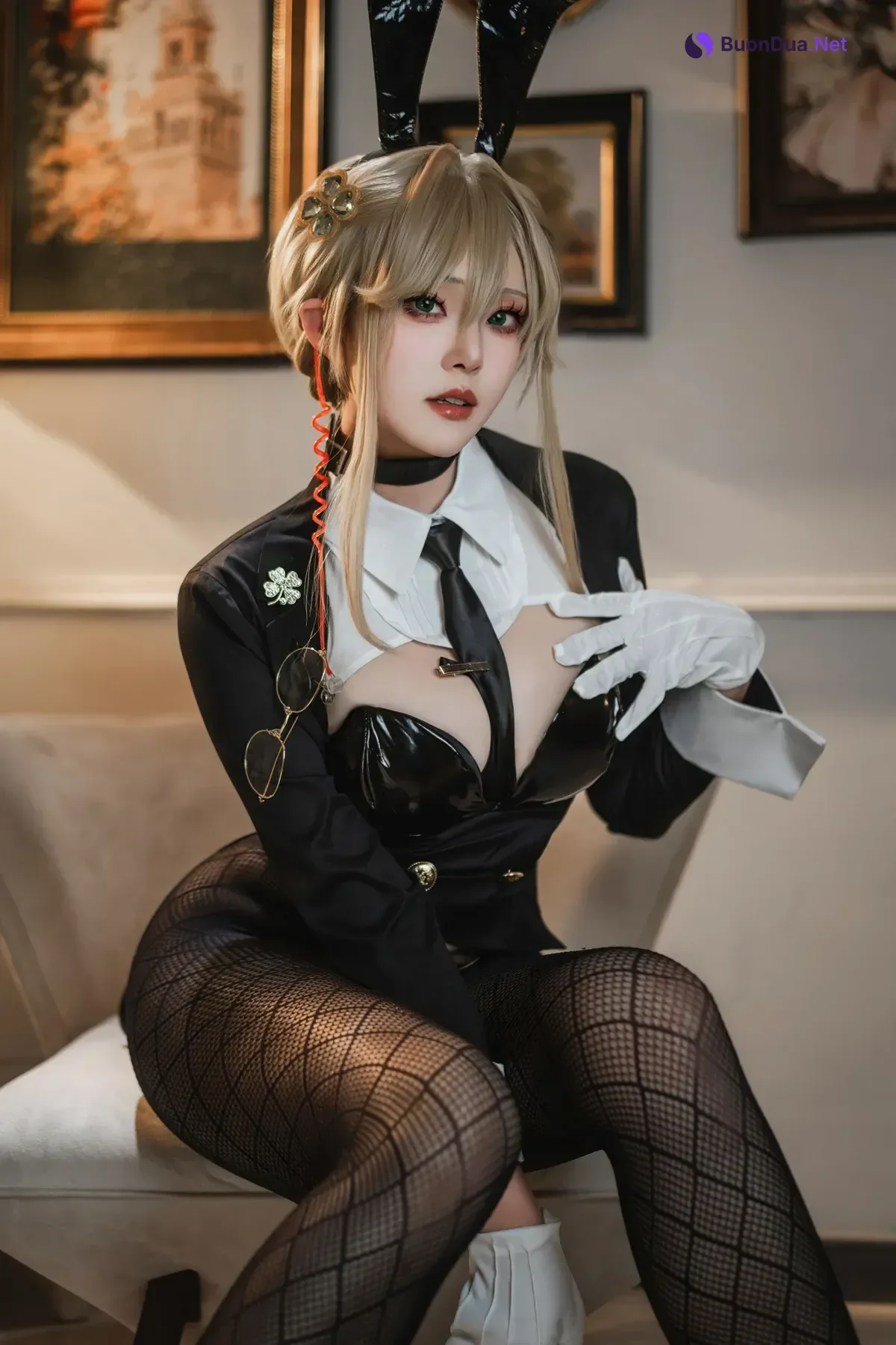 Cosplay Natsuko夏夏子 – NIKKE 爱德 特工兔女郎 - Photo 20