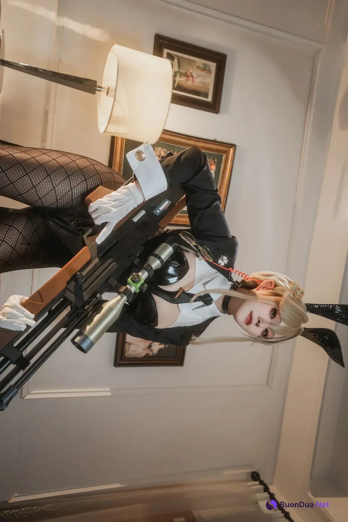 Cosplay Natsuko夏夏子 – NIKKE 爱德 特工兔女郎 - Photo 3