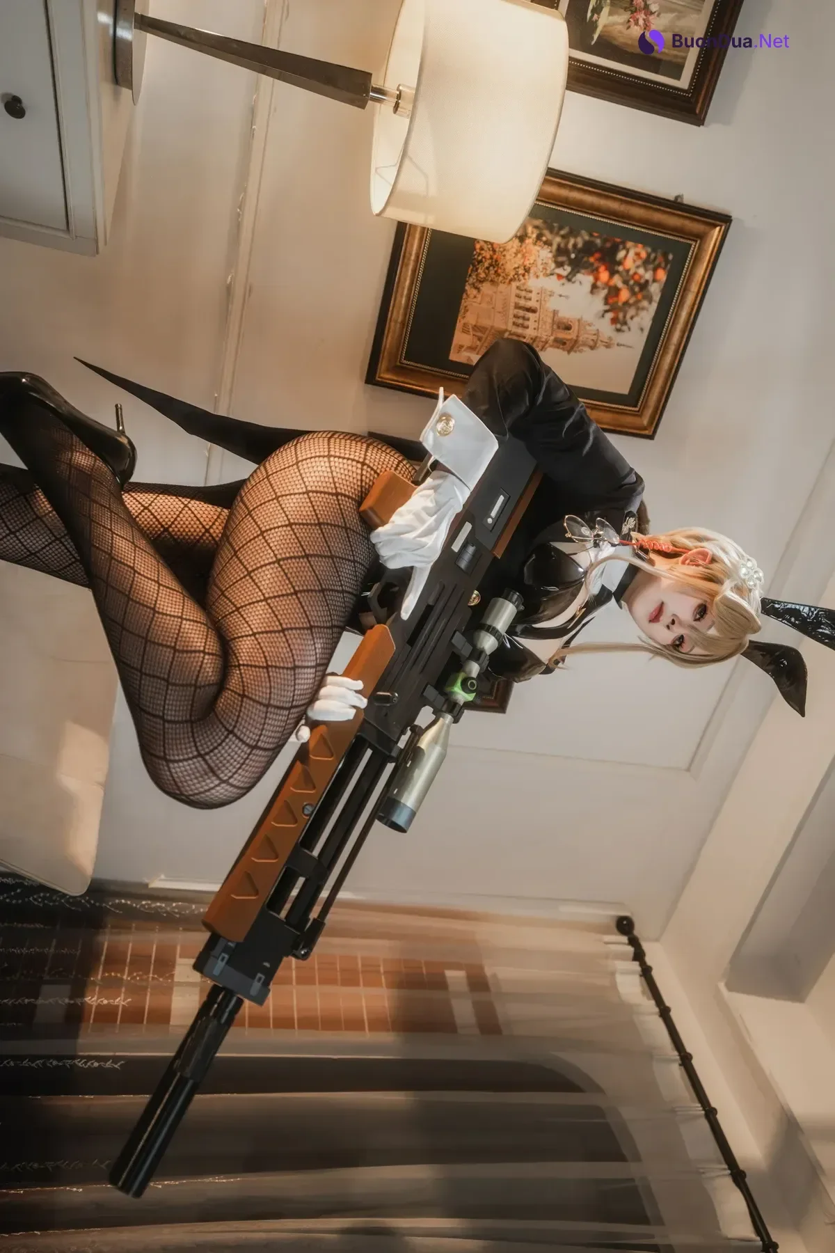 Cosplay Natsuko夏夏子 – NIKKE 爱德 特工兔女郎 - Photo 5