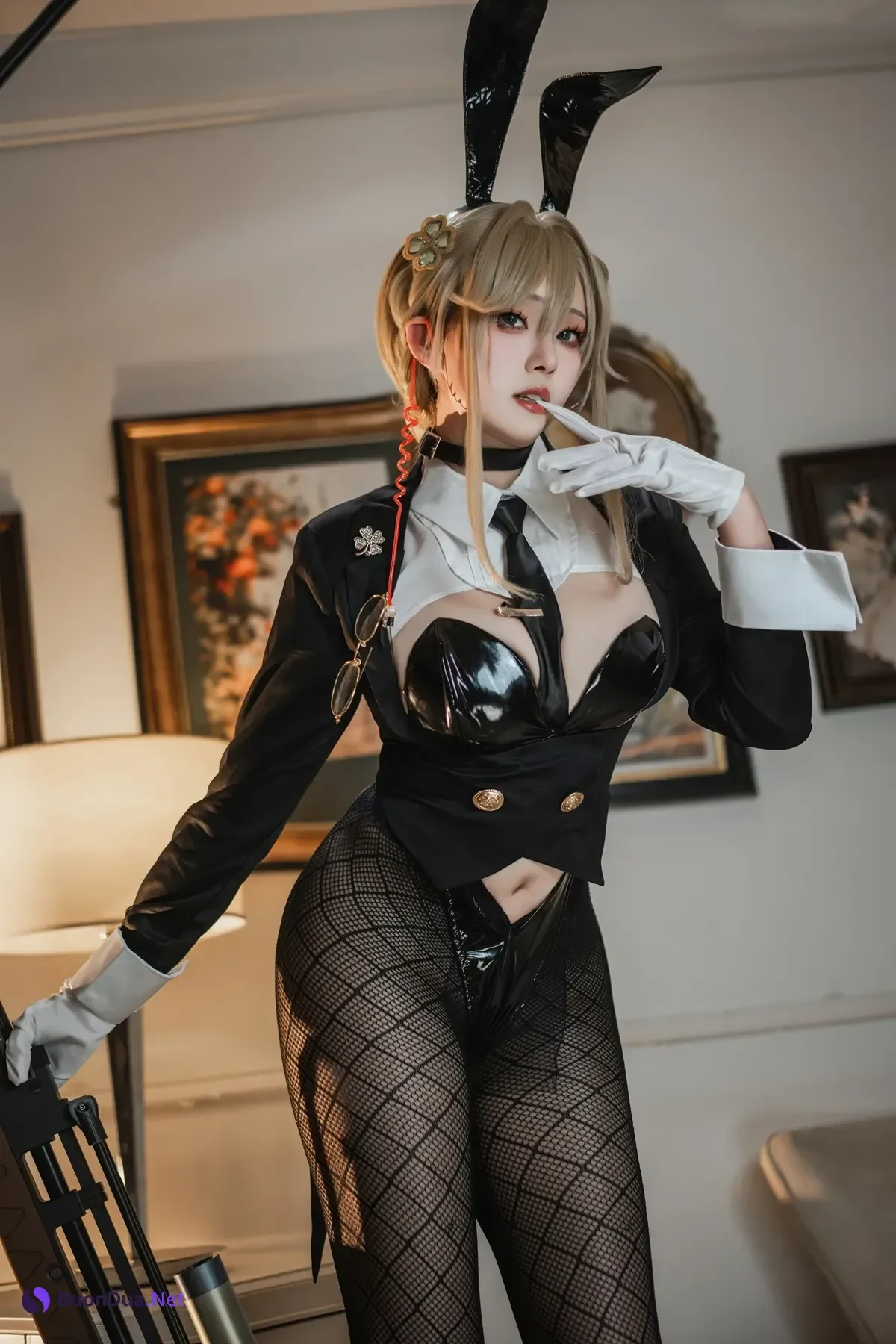 Cosplay Natsuko夏夏子 – NIKKE 爱德 特工兔女郎 - Photo 8