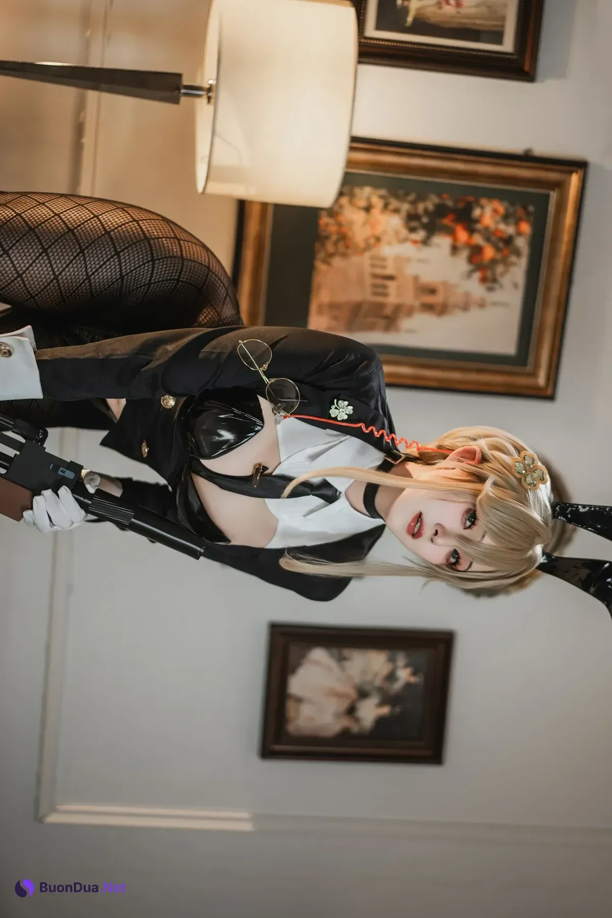 Cosplay Natsuko夏夏子 – NIKKE 爱德 特工兔女郎 - Photo 9