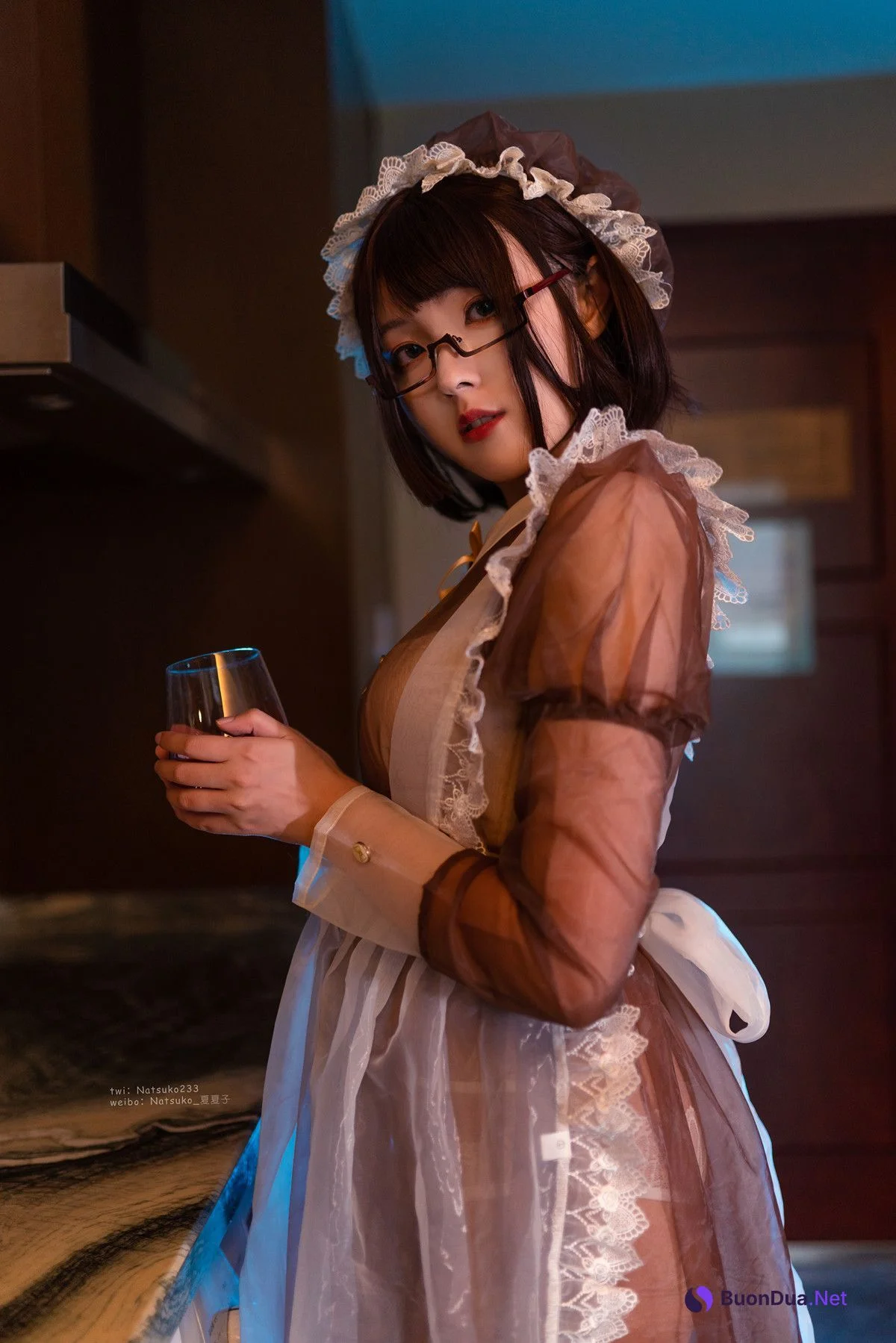 Cosplay Natsuko夏夏子 透明女仆 Transparent Maid - Photo 12