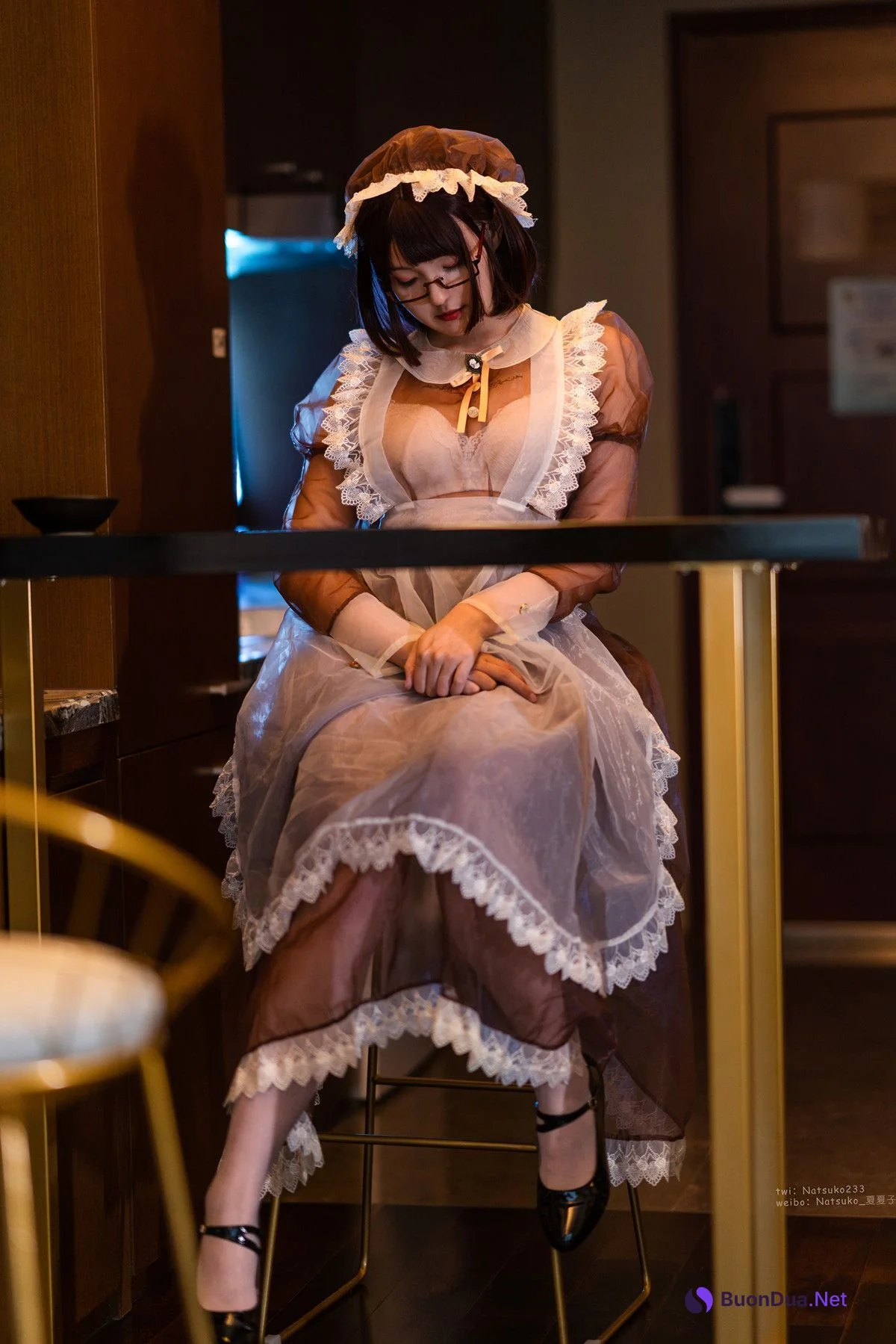 Cosplay Natsuko夏夏子 透明女仆 Transparent Maid - Photo 5
