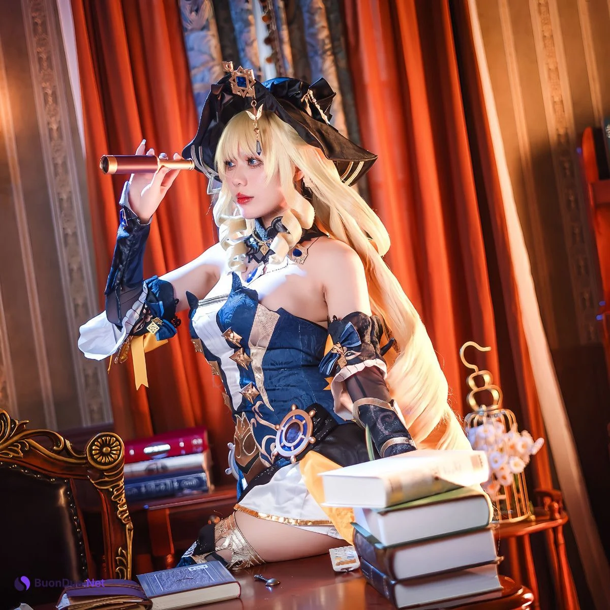 Cosplay 九言 原神 娜维娅 Navia – Genshin - Photo 11