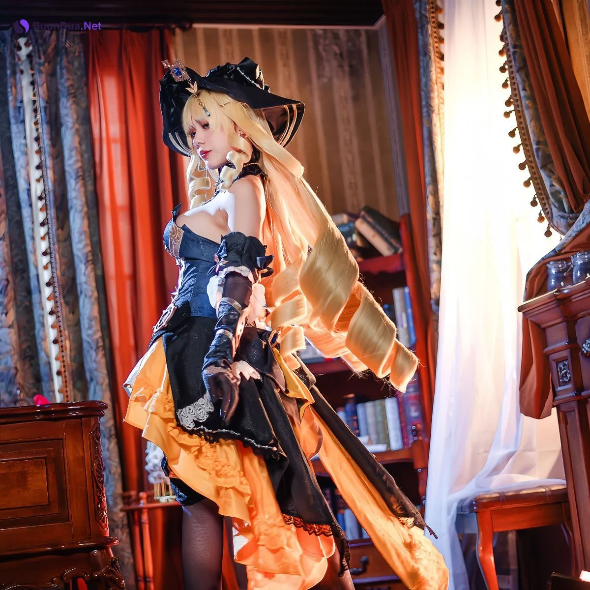 Cosplay 九言 原神 娜维娅 Navia – Genshin - Photo 12