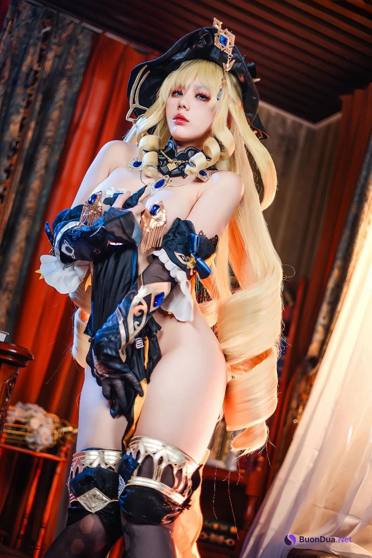 Cosplay 九言 原神 娜维娅 Navia – Genshin - Photo 14