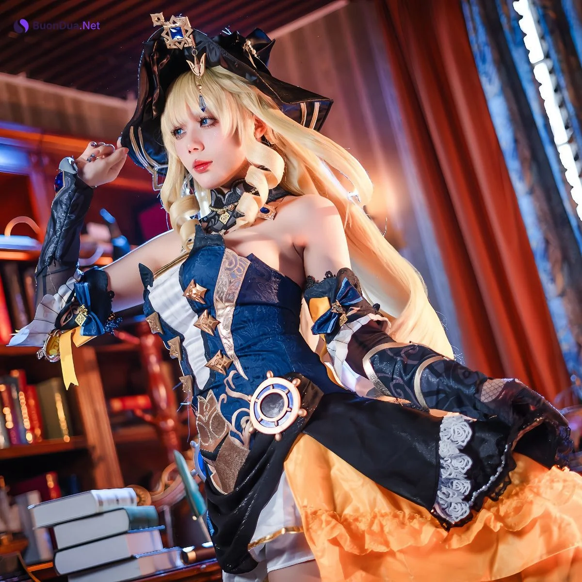 Cosplay 九言 原神 娜维娅 Navia – Genshin - Photo 2