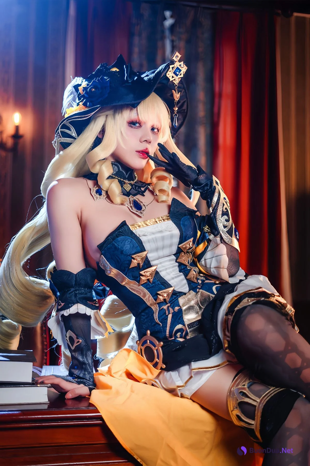 Cosplay 九言 原神 娜维娅 Navia – Genshin - Photo 6