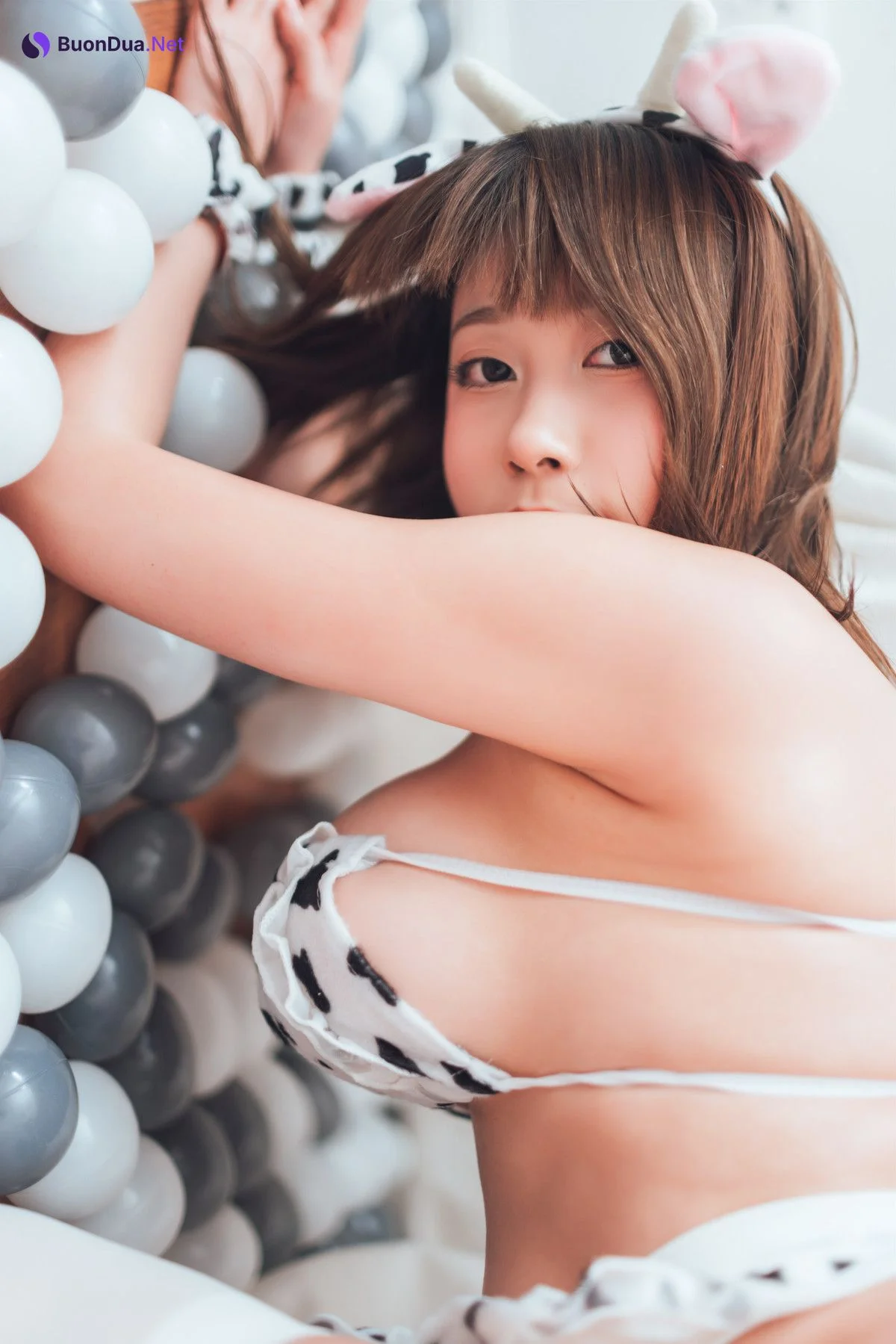 Cosplay 奈汐酱nice 牛年大吉 奶牛 - 照片 16